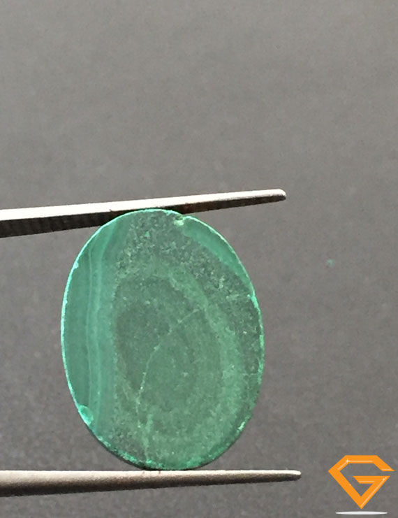 13.25 ct Natural Certified Malachite stone